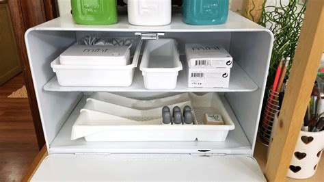 repurpose metal bread box|repurposed bread boxes.